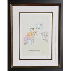 John Lennon, He tried to consult the stars..., Lithograph