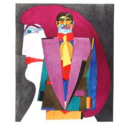 Richard Lindner, Couple I, Lithograph