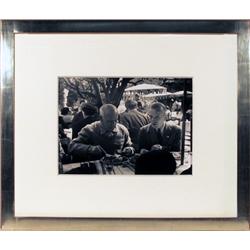 Boris Lipnitzki, Picasso a table avec Michel Leiris, Photograph