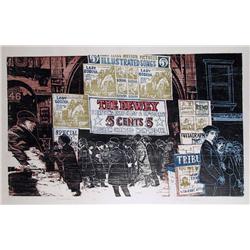 Frank Martin, Nickelodeon, Color Woodcut