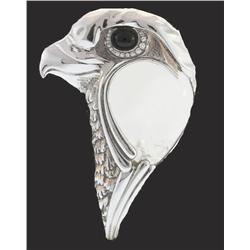 Mauboussin, Eagle Diamond and Rock Crystal Pin