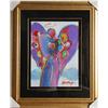 Image 1 : Peter Max, Angel with Heart, Painting