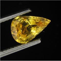 1.44ct Rich Lemon Yellow Sapphire Ceylon   (GEM-28531)