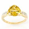 2.94ct Huge Champagne Quartz Diamond 9k Gold Ring (JEW-9462X)