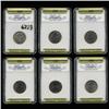 2000D-2004D Jeff 5c Set Graded GEM All FULL STEPS (COI-6223)