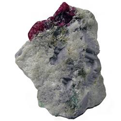 400+ct Deep Red Ruby Specimen Haramosh Mine  (GEM-28607)