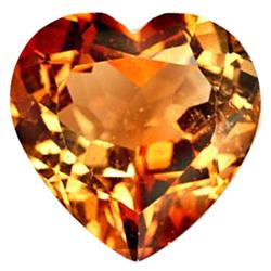 7.56ct Heart Orange Imperial Topaz Appr Est $19k (GEM-27754)