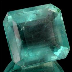 98.3ct Emerald Cut Green Flourite Afghan (GEM-17478)
