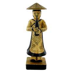 Handcarved Marble Chinese Musician (CLB-651)