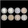 Image 1 : 1901-15 Barber Halves Better Grade 8 Pcs (COI-8013)