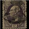 Image 1 : 1870 SCARCE US 12c Clay Dark Violet Used Stamp (STM-1305)