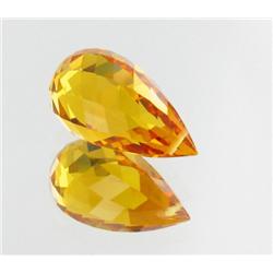 22.30ct Golden Citrine Briolette Appr Est $ 11k (GEM-28333A)