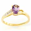Image 1 : 1.00ct Natural Pink Amethyst Diamond Ring 9k Gold (JEW-9466X)