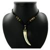 Image 2 : Tibet Shell Horn Nickel Necklace (ANT-1098)