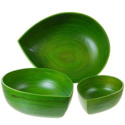 Stacking Spun Bamboo Bowls (DEC-055)