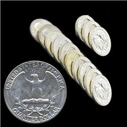 1960P GW 25c Silver BU MS64/65 13pc Roll (COI-7884)