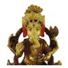 Image 2 : Gilded Bronze Tibet Seated Ganesh (ANT-994)