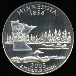 2005S Minnesota Silver 25c Graded NGC PR69 DCAM (COI-6268)
