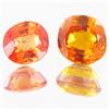 4.84ct Mandarin Orange Sapphire Appraised $15k (GEM-19156)