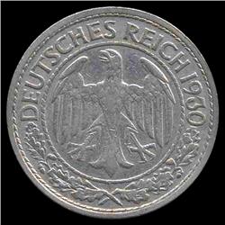 1930A Germany 50pfg AU (COI-8102)