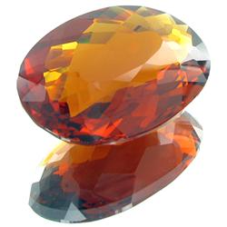 178.06ct Mandarin Orange Citrine Appraised $40k (GEM-28320)