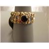Image 1 : 14K Gold Nugget Ring W/Burmese Ruby & Diamonds, 9.4 Grams Gold