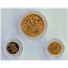Image 1 : UK 1984 Gold Proof Collection 3 Coins Set, 1.89 Oz Gold
