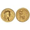 Image 1 : Áureo. (14-17 d.C.). TIBERIO. LUGDUNUM. Anv.: TI. CAESAR DIVI AVG. F. AVGVSTVS. Busto laureado de Ti