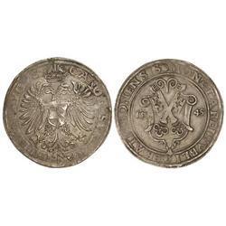 Thaler. 1548. REGENSBURG. Anv.: CAROLVS.V.ROMA.IMPE.SEM.AVGVS. Rev.: MONETA.REIPVBLICE.RATISBONENSIS