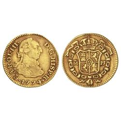 1/2 Escudo. 1774. MADRID. P.J. Cal-768. MBC+.
