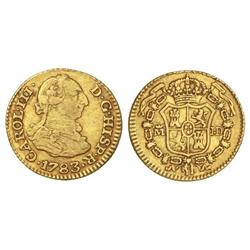 1/2 Escudo. 1783. MADRID. J.D. Cal-774. MBC.