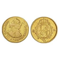 1/2 Escudo. 1788. MADRID. M/D.V. (Rayitas). Cal-782 var. MBC.