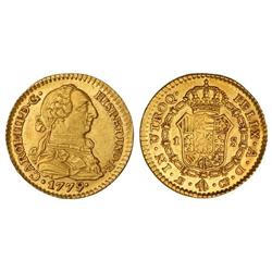 1 Escudo. 1779. SEVILLA. C.F. Brillo original. Cal-745. EBC+.