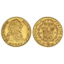 2 Escudos. 1788. MADRID. M. (Leves rayitas en anverso). Cal-459. MBC.