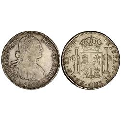 8 Reales. 1806. MÉXICO. T.H. (Golpecitos). Cal-705. MBC+.