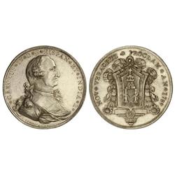 Medalla Proclamación. 1789. VERACRUZ. AR. Ø 40 mm. Grabador: FERONI ANTONIO GIL. Restos de brillo or
