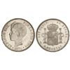5 Pesetas. 1896 (*18-96). PG-V. Brillo original. (Pequeñas manchitas en mejilla). EBC+.
