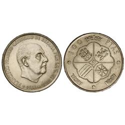 100 Pesetas. 1966 (*19-69). Palo recto. EBC+.