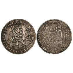 Thaler. 1631-HI. JUAN JORGE I. SAJONIA. AR. Hans Jacob (HI) fue ensayador de la ceca de Chemnitz ent