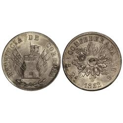 8 Reales. 1852. CÓRDOBA. AR. Pátina. KM-32. MBC+.