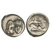 Image 1 : Estátera. 400-350 a.C. ISTROS. TRACIA. Anv.: Dos cabezas masculinas, una derecha y otra invertida. R