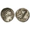 Image 1 : Tetradracma. 449-413 a.C. ATENAS. Anv.: Cabeza de Atenea a derecha. Rev.: Lechuza en pie de frente,