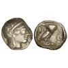 Image 1 : Tetradracma. 449-413 a.C. ATENAS. Anv.: Cabeza de Atenea con casco a derecha. Rev.: Lehuza en pie a