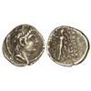 Image 1 : Denario. 138-129 a.C. ANTÍOCO VII. Anv.: Busto de Antíoco a derecha. Rev.: Nike a izquierda con láur