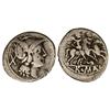 Image 1 : Denario. 209-208 a.C. ANÓNIMA. Rev.: En exergo: ROMA. Cal-20; FFC-31. MBC-.