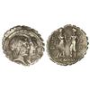 Image 1 : Denario. 70 a.C. FUFIA-1. Q. Fufius Calenus y Mucius Cordus. Rev.: Italia de pie a derecha, dando la