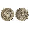 Image 1 : Denario. 79 a.C. NAEVIA-6. C. Naevius Balbus. 4 gr. (Pequeñas oxidaciones en reverso). Cal-1041; FFC