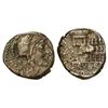 Image 1 : Denario. 87 a.C. RUBRIA-3. L. Rubrius Dossenus. Anv.: Cabeza de Minerva a derecha, detrás DOS. (Cosp