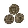 Image 1 : Lote 3 monedas de medio Centenional. 330-348 d.C. URBS ROMA. AE. 1/2 Centenional VRBS ROMA (2), ceca