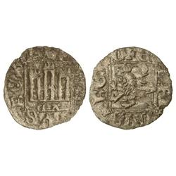 Novén. ENRIQUE II. ZAMORA. Anv.: C y A separadas bajo el castillo. FAB-501.6. MBC.